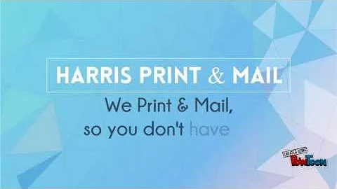 Harris Print & Mail - Customer Perks