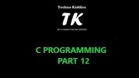 C Programming - Part 12 - Dynamic Memory Allocation and Linked List