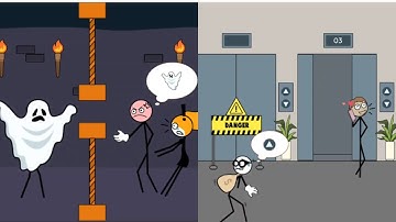 Thief Puzzle Level 511 to 515 Gameplay Walkthrough #thiefpuzzle #funny