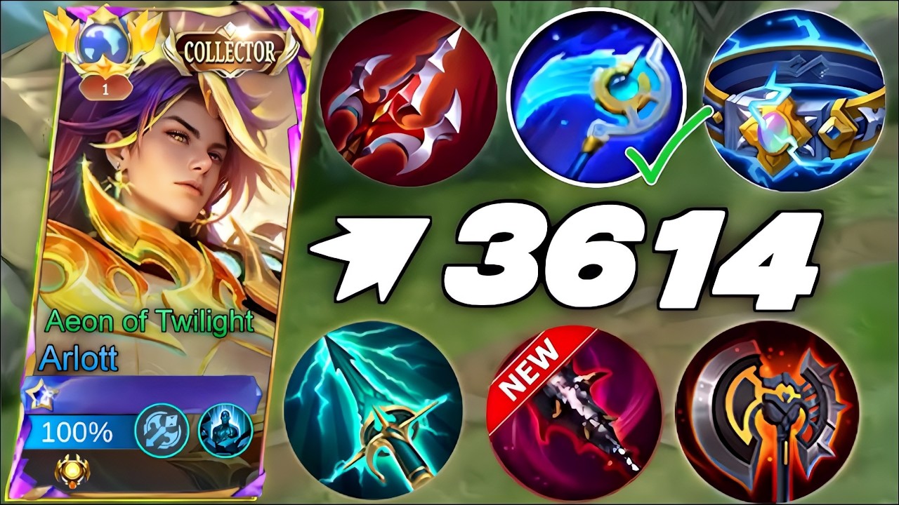 ARLOTT FULL TRUE DAMAGE BUILD IS OP? | BEST BUILD ARLOTT - MLBB