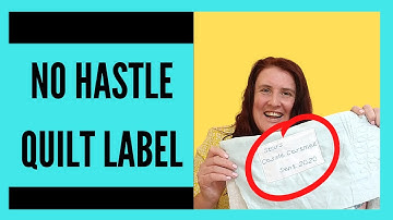 Baby lock Soprano Tutorial: How to Sew a Beautiful Quilt Label