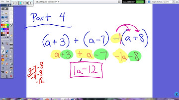 Part 4   Adding and Subtracting Polynomials