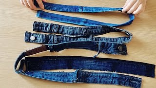 [DIY] How to wear jeans with nothing to throw away !!! It will be an amazing piece of work.