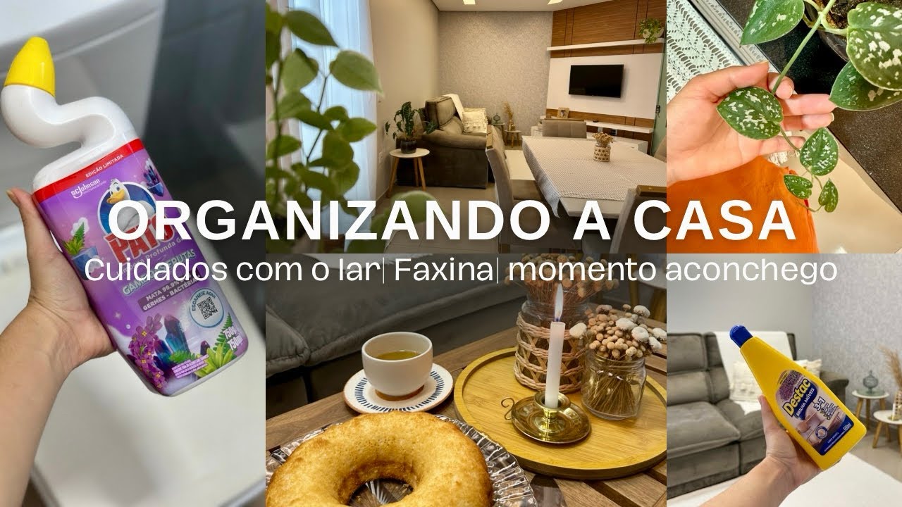 CUIDADOS COM O LAR| Limpeza da casa, faxina na lavanderia, plantinha nova e aconchego. 