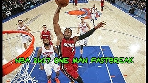 NBA 2k17: How to Get One Man FastBreak *bonus Hall of Fame Version