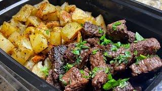 Garlic & Herb Steak Bites | Macros & Munchies