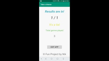 Android Native APP - Rock Paper Scissors game