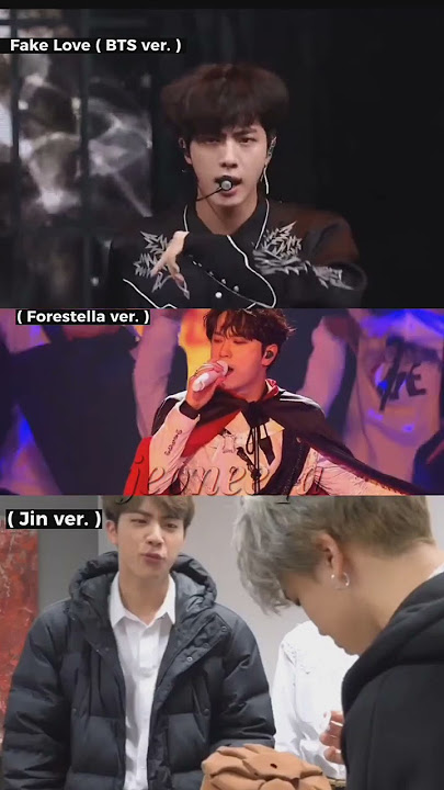 Fake Love BTS ver. Forestella ver. VS Jin ver. 😂🤣