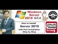 How to Install Windows Server 2019, Video No. 5