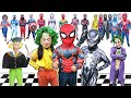 What if 7 spiderman  joker in 1 house  where is kid spider man live action story