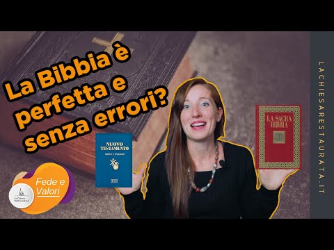 Video: Ci sono incongruenze nella Bibbia?