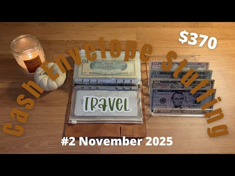 Cash Stuffing 2 November 2025 Weekly Budget