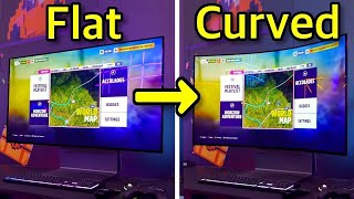 Hdtvtest Wideo Here's a 42-inch LG C2 OLED TV that Can BEND into A Curved Gaming Monitor!