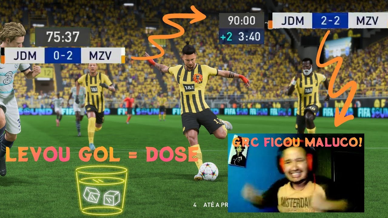 LIVE CIRROSE • 1 GOL=1 DOSE • feat. JDM (de ressaca) - Pro Clubs FIFA 23 (06/08/23)