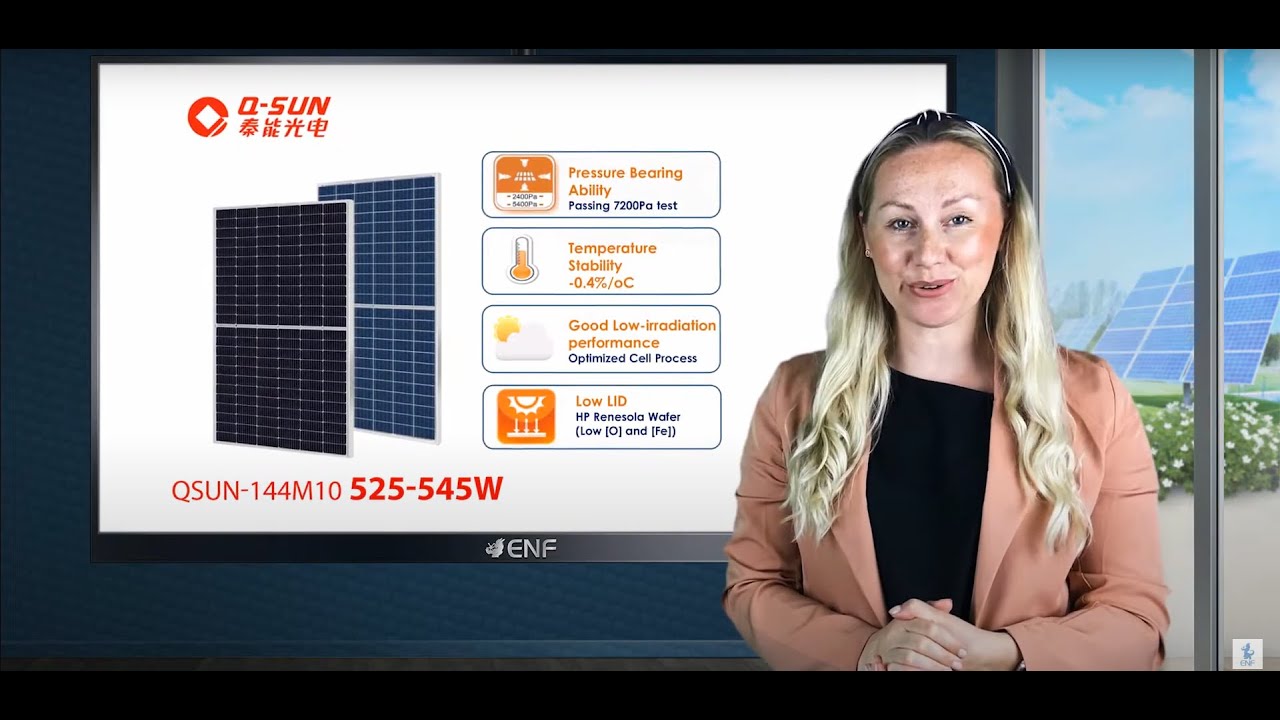 Q SUN Solar - QSUN-144M10 525-545W Solar Module Series