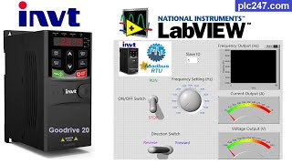 LabView Modbus RTU INVT GD20 Tutorial