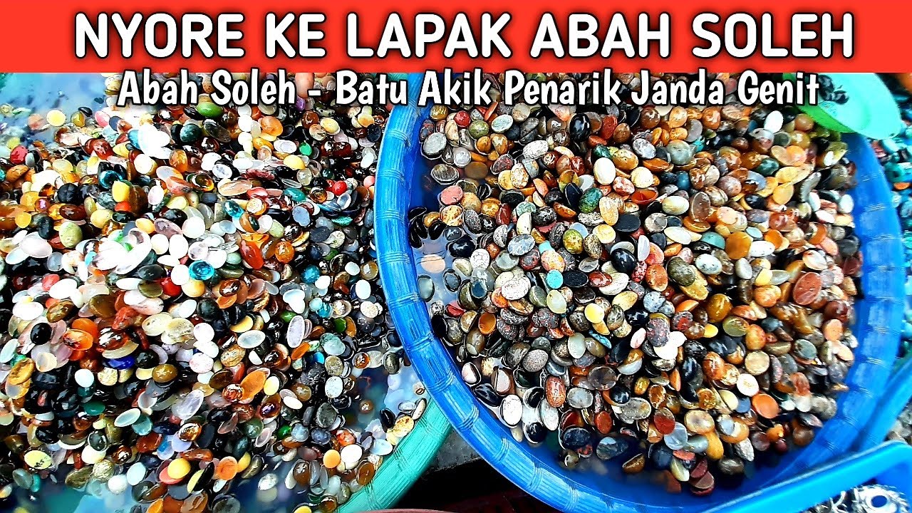 BATU AKIK ALAMI 10 RIBU DAPAT 4 BIJI, LAPAK ABAH SOLEH