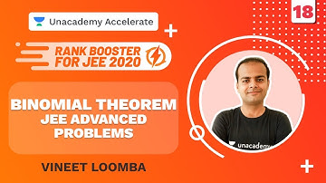Rank Booster JEE Advanced 2020 | Binomial Theorem | Maths | Vineet Loomba