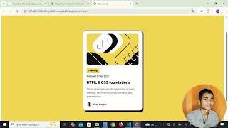 Frontend Mentor Challenges | Block Preview Card Solulation | Heycoderji