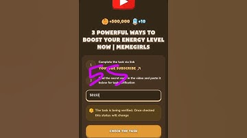 3 POWERFUL WAYS TO BOOST YOUR ENERGY LEVEL NOW | MEMEGIRLS | Memefi New Video Code New Video