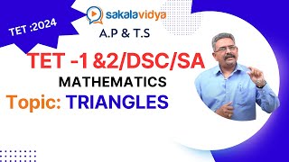 TRIANGLES-02/ DSC//SGT/SA/TET-1 & 2 |MATHEMATICS  |AP & TS - 2024|