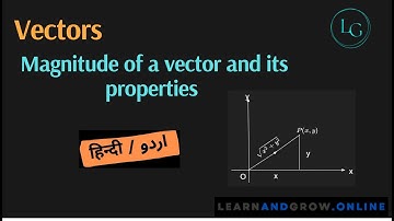 Definition & Properties of Magnitude of a Vector | Complete Concept | Urdu/Hindi, (G12,C7,7)