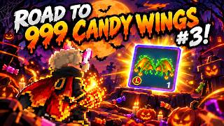 Full ROAD TO 999 CANDY WINGS #3 ANOTHER LEGENDARY! | Pixel Worlds Update