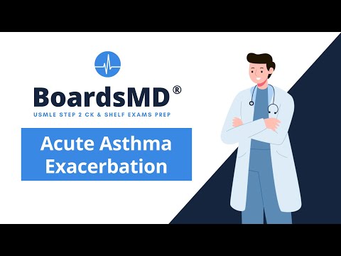 Acute Asthma Exacerbation | USMLE Pulmonology | @BoardsMD