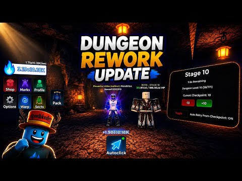 NEW Dungeon Rework *UPDATE* in IMMORTALITY INCREMENTAL