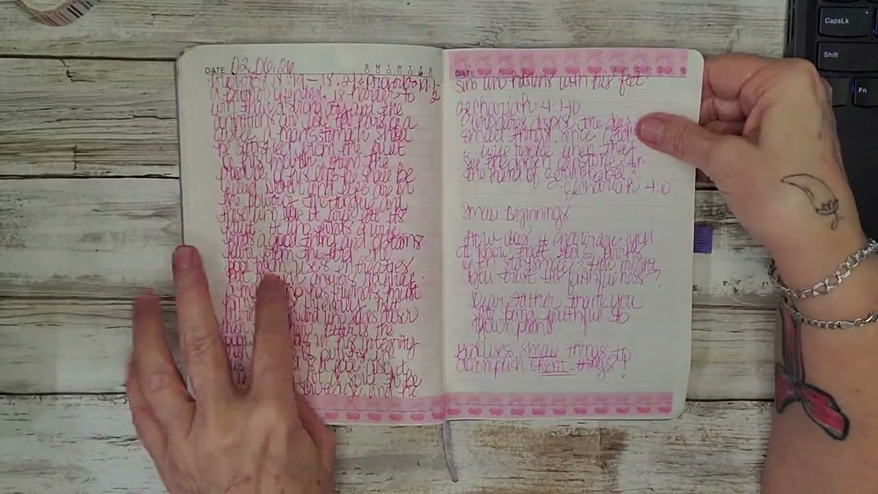 A flip through of a FULL Faith Journal!