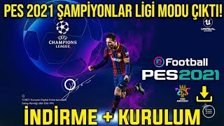 PES 2021 ŞAMPİYONLAR LİGİ MODU NASIL İNDİRİLİR VE KURULUM? İnternetsiz Pes 21 Mobile Nasıl Yüklenir 