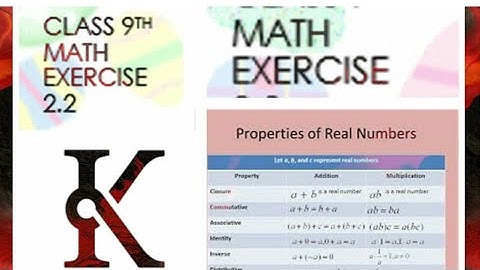 REAL AND COMPLEX NUMBERS, CHAPTER 2 ,EXERCISE 2.2,CLASS 9TH BY KNOWLEDGE DECRACK.