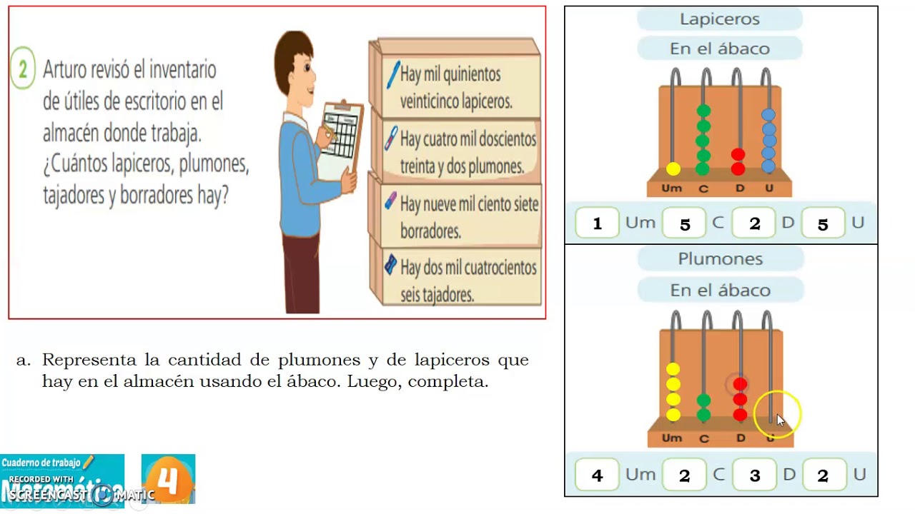Resolvemos problemas representando cantidades. - YouTube