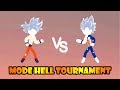 💛 GOKU UI VS VEGETA UI | What if Mode HELL TOURNAMENT | STick Shadow Fight APK#2 💛 | Animugen2048