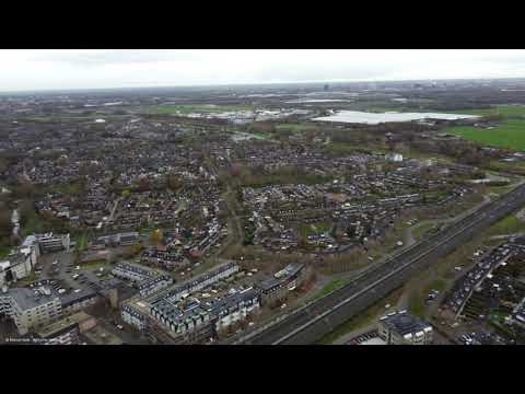 Houten Centrum vanuit de lucht scenery - Nederland van Boven Af - Drone Beelden