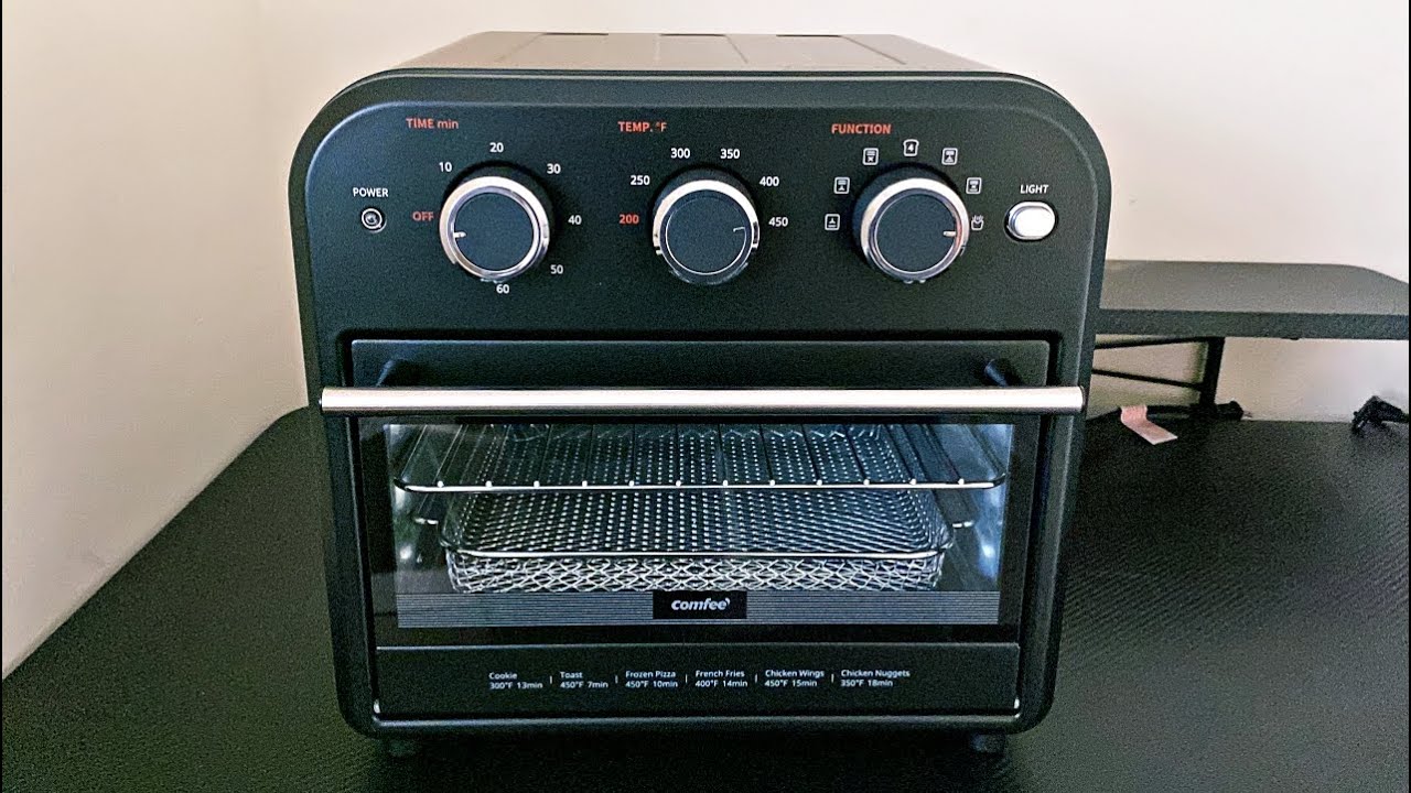 COMFEE' Retro Air Fry Toaster Oven, 7-in-1, 1500W, 19QT Capacity