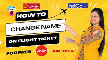 How To Change Name On Flight Ticket | Name Mistake change Flight Ticket | SETURTRIP