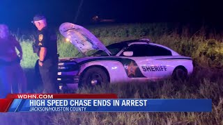 High speed chase ends in arrest