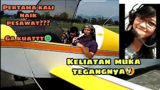 NAIK PESAWAT TERBANG PERTAMA KALINYA LANGSUNG JADI KOPILOT??  VLOG PALING MENEGANGKAN