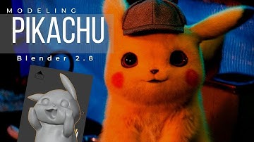 Time lapse Pikachu model / Made with blender