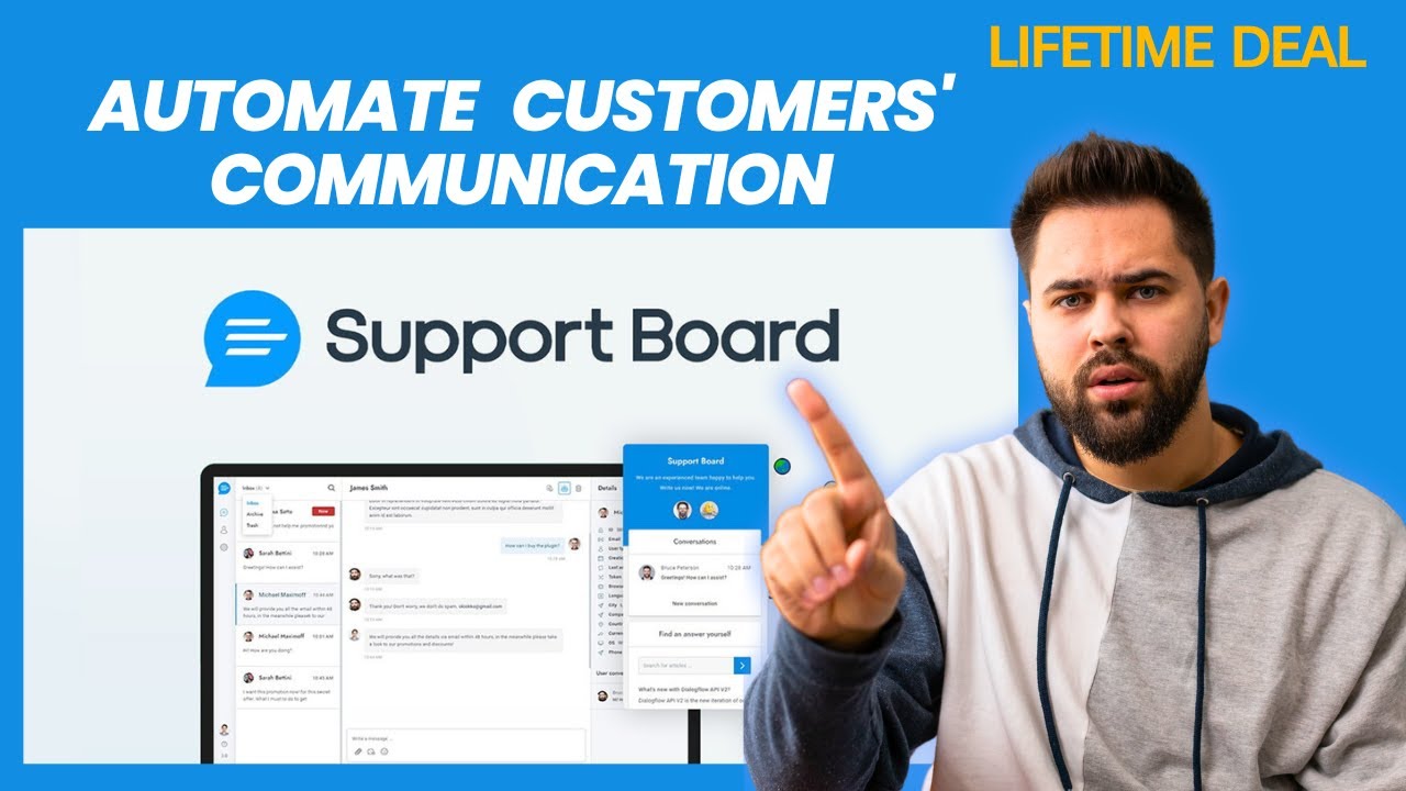 Support Board Lifetime Deal I Live Chat and Chatbot by OpenAI & ChatGPT ...