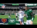 Madden 24 keenan allen bears vs mike williams jets 2025 updated roster 2024 sim ps5 4k game play
