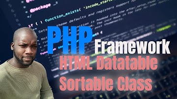 PHP MVC Framework HTML Datatable Sorting Object PHP | Learn PHP | PHP Server Side | PHP Sortable