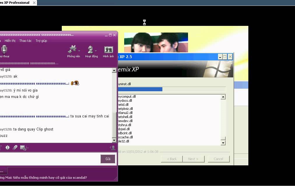 ghost da cau hinh Win xpp3