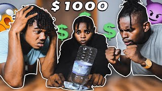 Remove The Money Without Dropping The Bottle Win $1000 (Nitro Immortal, Tyreek Comedy, Michz)