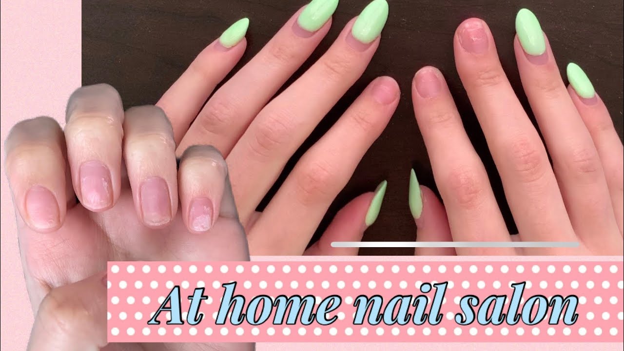 How to take off fake nails at home - YouTube