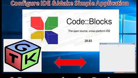 Latest CodeBlocks  IDE & gtk3 bundle Make simple Application