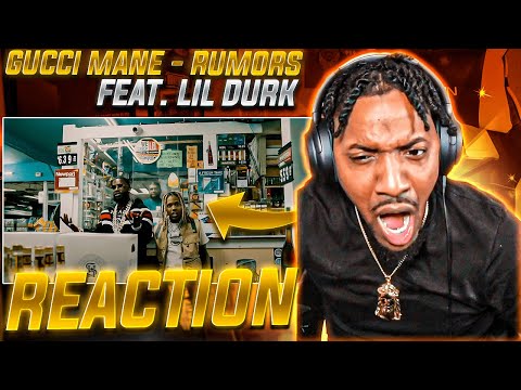 HE DISSED POOKIE LOC! | Gucci Mane - Rumors feat. Lil Durk (REACTION!!!)