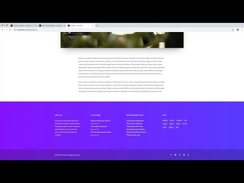 Uncode - Footer