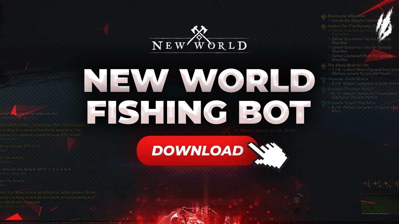 New World Farming Bot | FISHING, MINING, GATHERING, ANTI-AFK | UNDETECTED